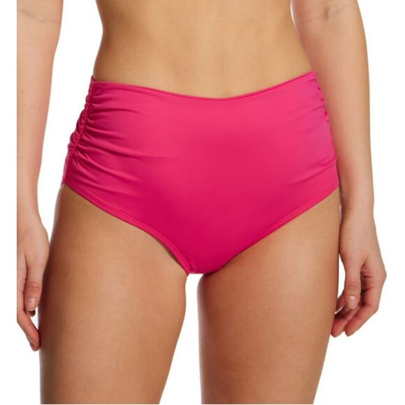 NEW Anne Cole High Waist Convertible Bikini Bottoms Size 20W Shirred Side Swim - Picture 1 of 11